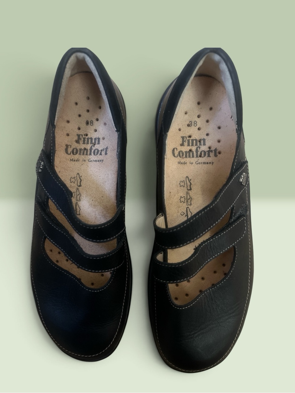 Finn Comfort Jerez Mary Jane’s Double Straps Size 8 GUC - Picture 7 of 17